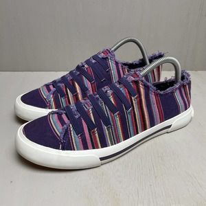 ROCKETDOG Womens Purple Comfort Shoes Slip-on Sneakers Size 10 C317